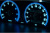 Lada 2110 светодиодные шкалы (циферблаты) на панель приборов - дизайн 2